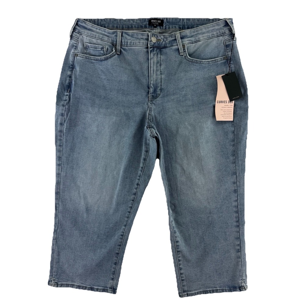 NYDJ Light Blue Denim Cropped Jeans